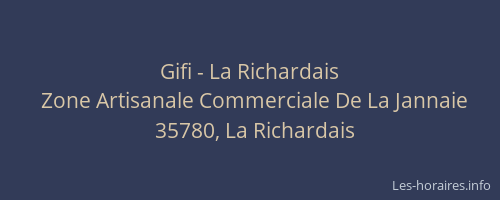 Gifi - La Richardais