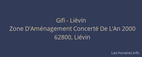 Gifi - Liévin