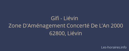 Gifi - Li&eacute;vin