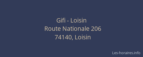 Gifi - Loisin