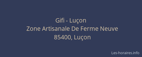 Gifi - Luçon
