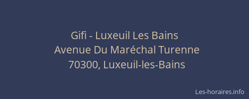 Gifi - Luxeuil Les Bains