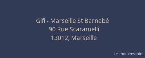 Gifi - Marseille St Barnabé