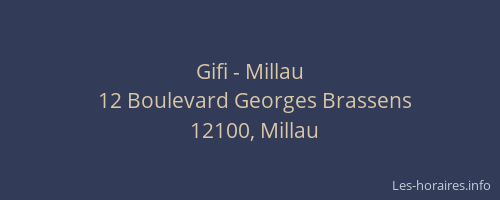 Gifi - Millau