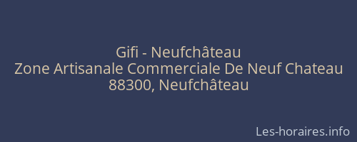Gifi - Neufchâteau