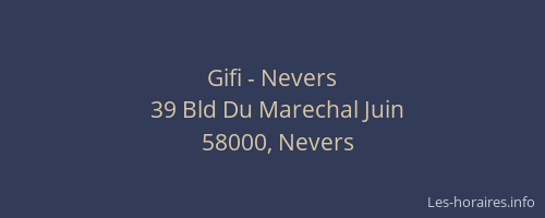Gifi - Nevers