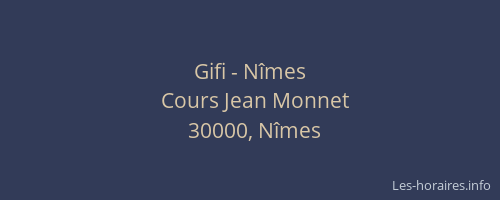 Gifi - Nîmes