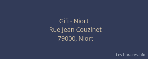 Gifi - Niort