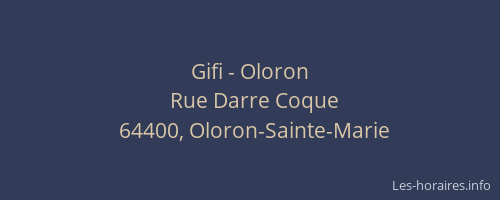 Gifi - Oloron