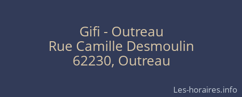 Gifi - Outreau