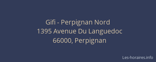 Gifi - Perpignan Nord