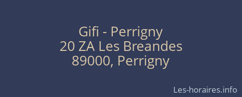 Gifi - Perrigny