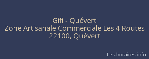 Gifi - Quévert