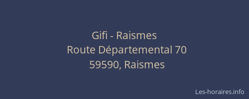 Gifi - Raismes