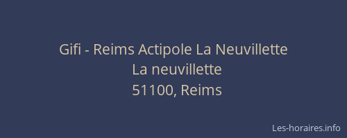 Gifi - Reims Actipole La Neuvillette