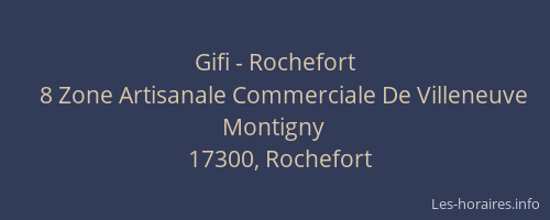 Gifi - Rochefort