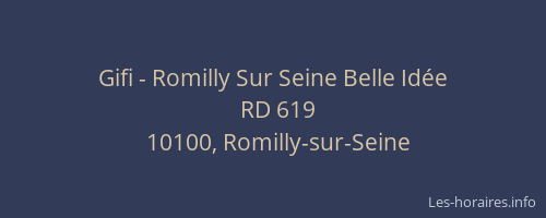Gifi - Romilly Sur Seine Belle Idée