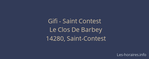 Gifi - Saint Contest