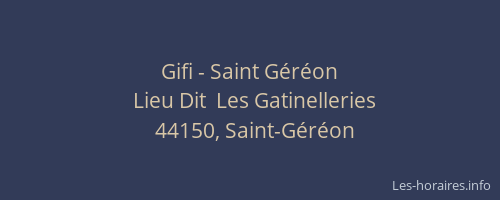 Gifi - Saint Géréon