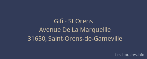 Gifi - St Orens