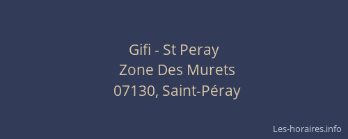 Gifi - St Peray