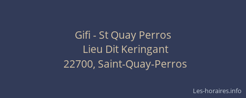 Gifi - St Quay Perros
