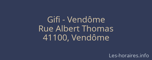 Gifi - Vendôme
