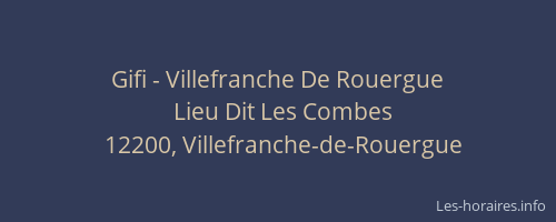 Gifi - Villefranche De Rouergue