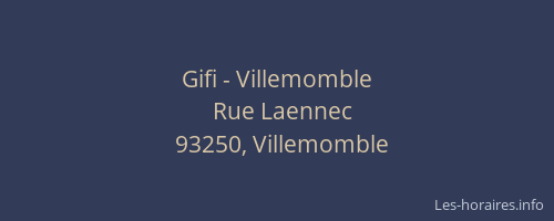 Gifi - Villemomble