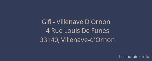 Gifi - Villenave D'Ornon