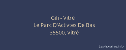 Gifi - Vitré