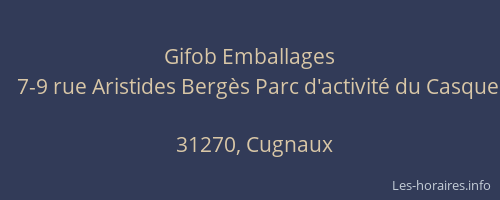 Gifob Emballages