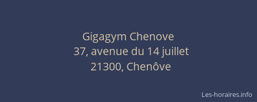 Gigagym Chenove