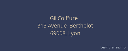 Gil Coiffure