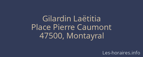 Gilardin Laëtitia