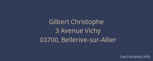 Gilbert Christophe