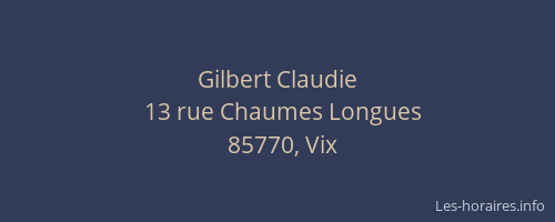 Gilbert Claudie