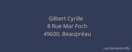 Gilbert Cyrille