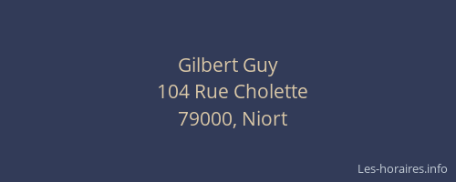 Gilbert Guy