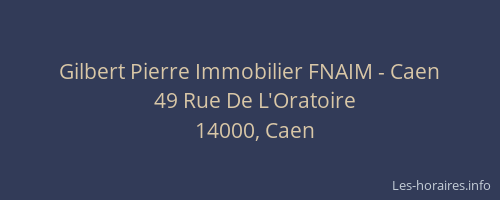 Gilbert Pierre Immobilier FNAIM - Caen