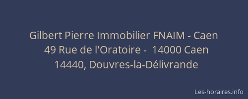 Gilbert Pierre Immobilier FNAIM - Caen