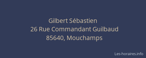 Gilbert Sébastien