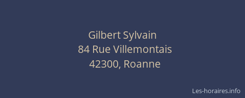 Gilbert Sylvain