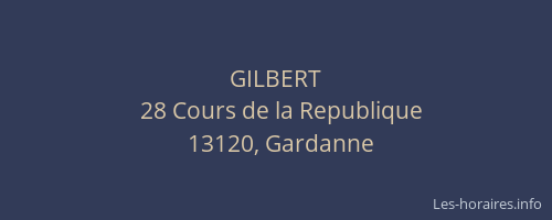 GILBERT
