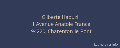 Gilberte Haouzi