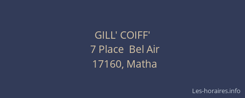 GILL' COIFF'