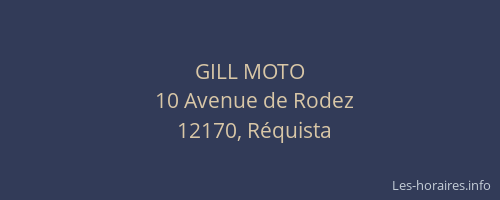 GILL MOTO