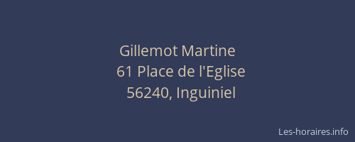 Gillemot Martine