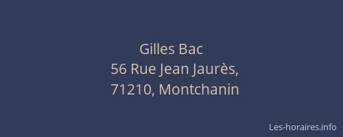 Gilles Bac