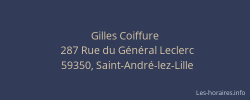 Gilles Coiffure